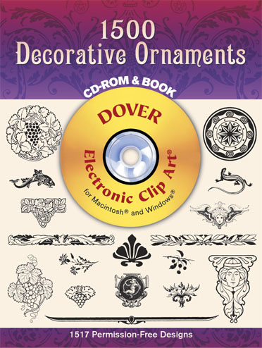 книга 1500 Decorative Ornaments, автор: 